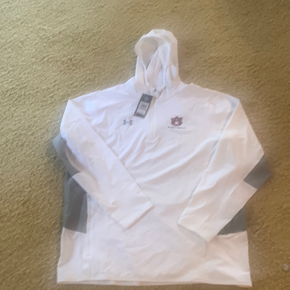 University of Auburn Light Weight 1/4 zip Hoodie (Under Armour)